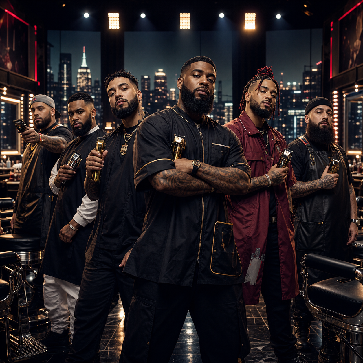 Barber Gods barbershop competition visual